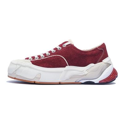 Li Ning Wu Ji износостойкие дышащие низкие кроссовки для скейтбординга женские кроссовки для скейтбординга темно-бордовые AZGT038-3