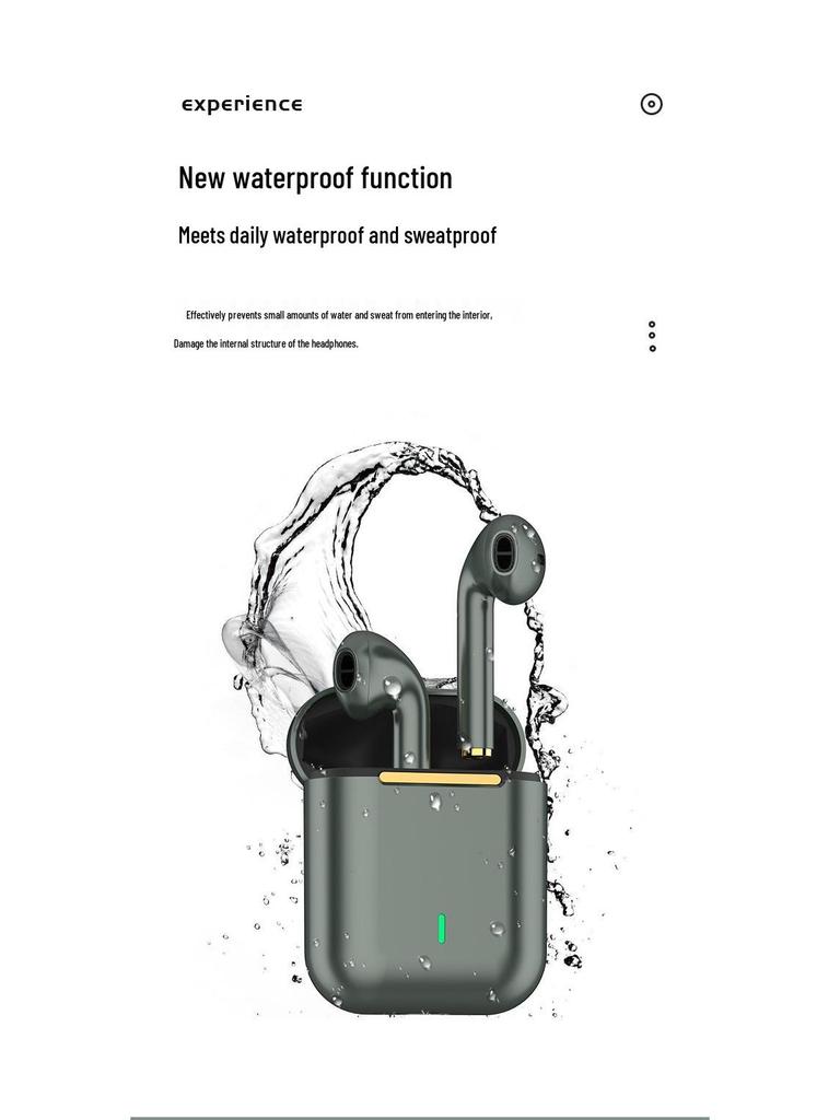 J18 Беспроводные Bluetooth спортивные наушники с шумоподавлением и длительным временем работы