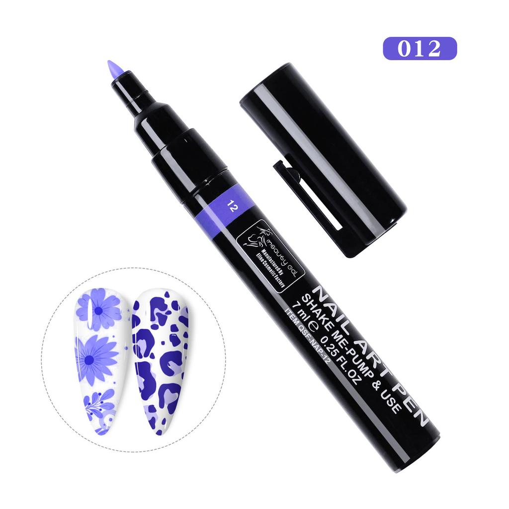 Инструменты для дизайна ногтей 3D-ручка для рисования, ручка для рисования ногтей, ручка для маникюра своими руками, лак для ногтей