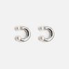 RACOHA Daily Two-way Silver Pearl Ring Earring
