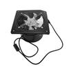 Exhaust Fan with Switch Iron 60Hz 7 Blades Quiet Window Fume Extractor Ventilation Fan for Home
