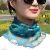 Women's Scarf Headband Face Protection Thin Silk Scarf Fake Collar Face Mask Versatile Scarf Neck Protection Windproof In Winter