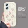 Cute Cartoon Pattern Cream Texture Casing Wavy Edge Soft Silicone Cover Phone Case for OPPO Reno Realme