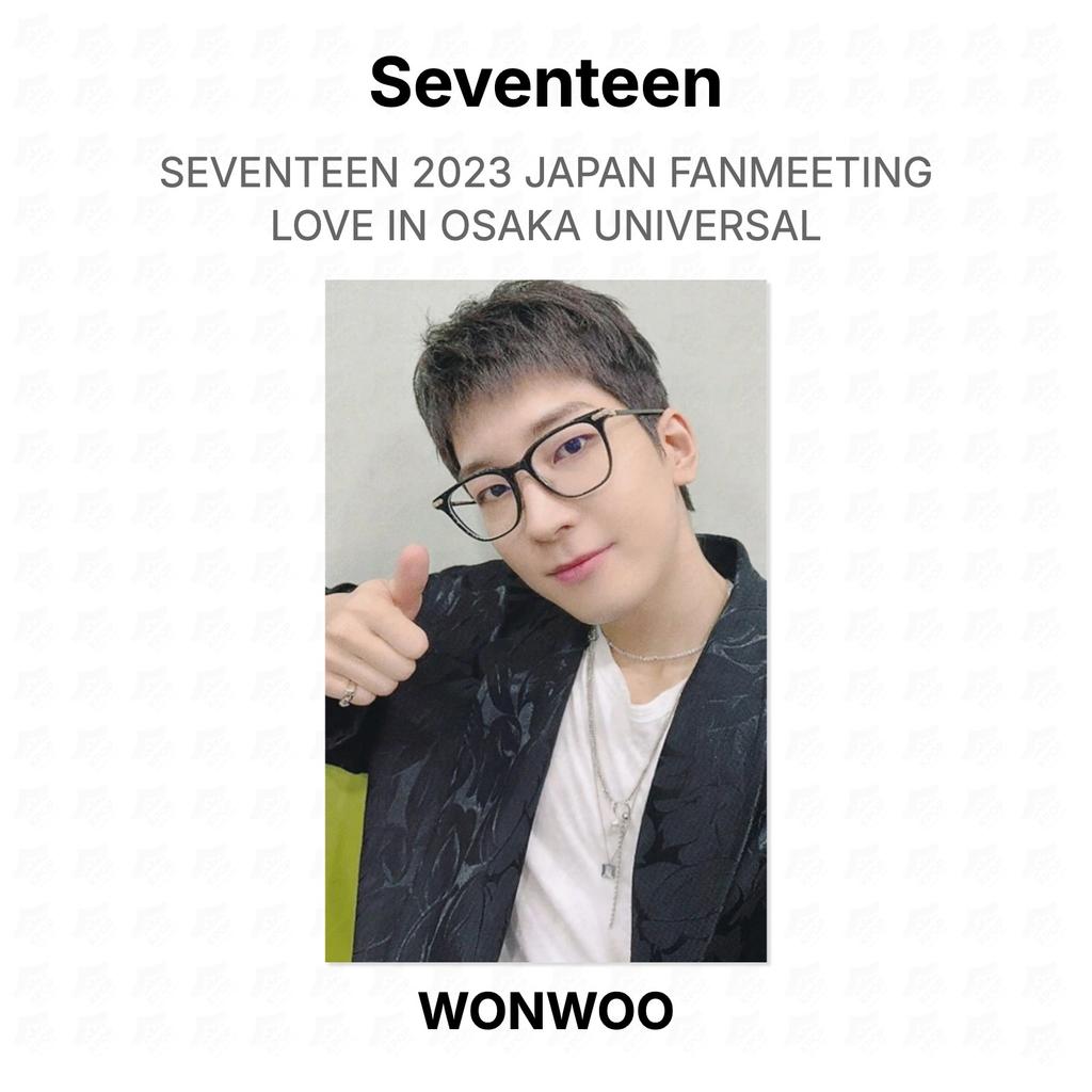 Seventeen 2023 ЯПОНИЯ ФАН-ВСТРЕЧА LOVE IN OSAKA UNIVERSAL Официальная фотокарточка