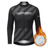 Winter Fleece Riding Bicycle Jersey Men Cycling Clothing Keep Warm Long Sleeve Bicycle Top
