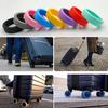 12Pcs Silicone Luggage Wheels Covers Noise-Reducing Luggage Caster Cases Wear-Resistant Luggage Spinner Wheel Protective Covers