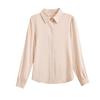 Рубашка Temperament Commuter Professional Design Niche Spring New Loose Temperament Top Satin Shirt Women