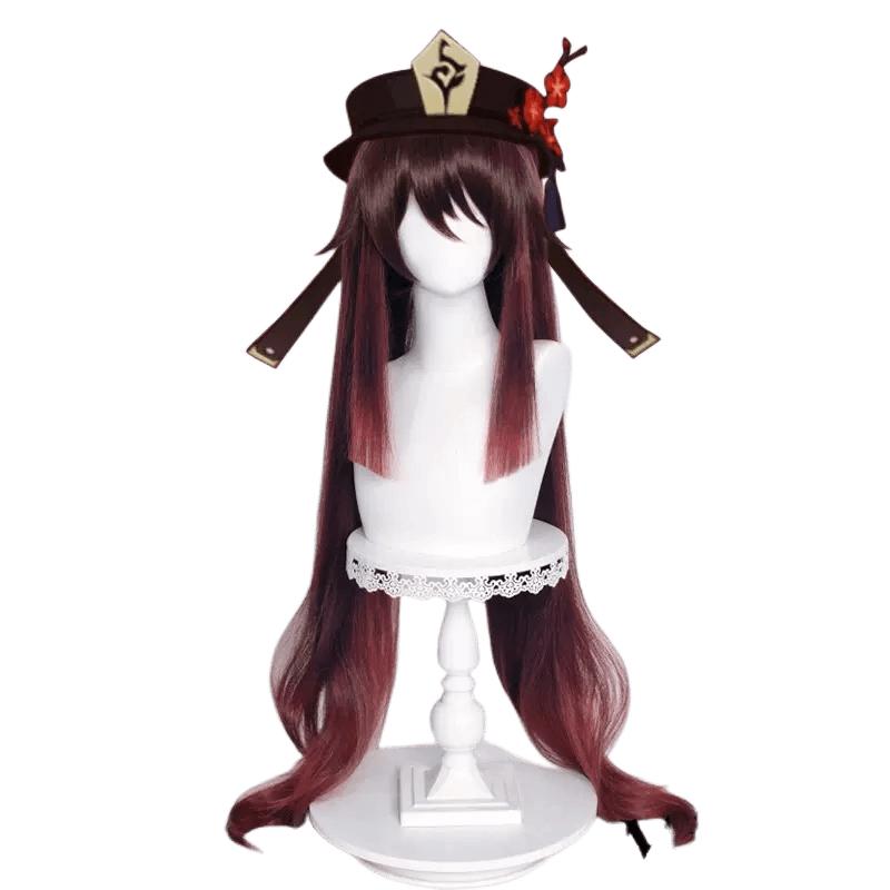 Hutao Косплей Hutao Косплей Костюм Ху Тао в китайском стиле одежда униформа парик Хэллоуин праздничная одежда костюмы