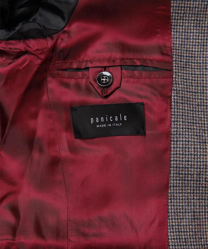 Panicale Check Wool Blend Jacket [Brown]