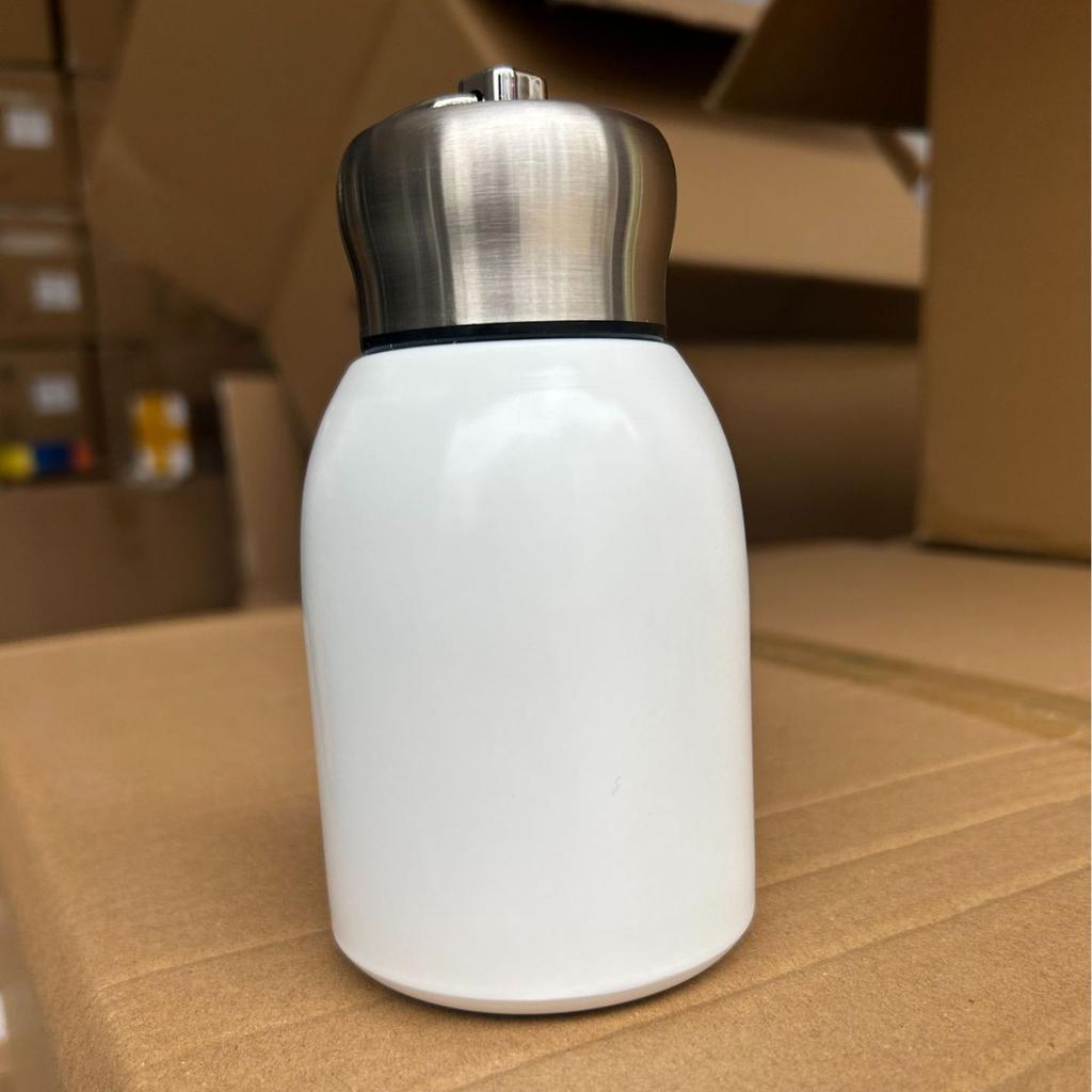 1 шт. 300 мл Мини-термокружка из нержавеющей стали для путешествий - Сохраняет напитки горячими или холодными в течение нескольких часов - Идеально подходит для кемпинга и путешествий.