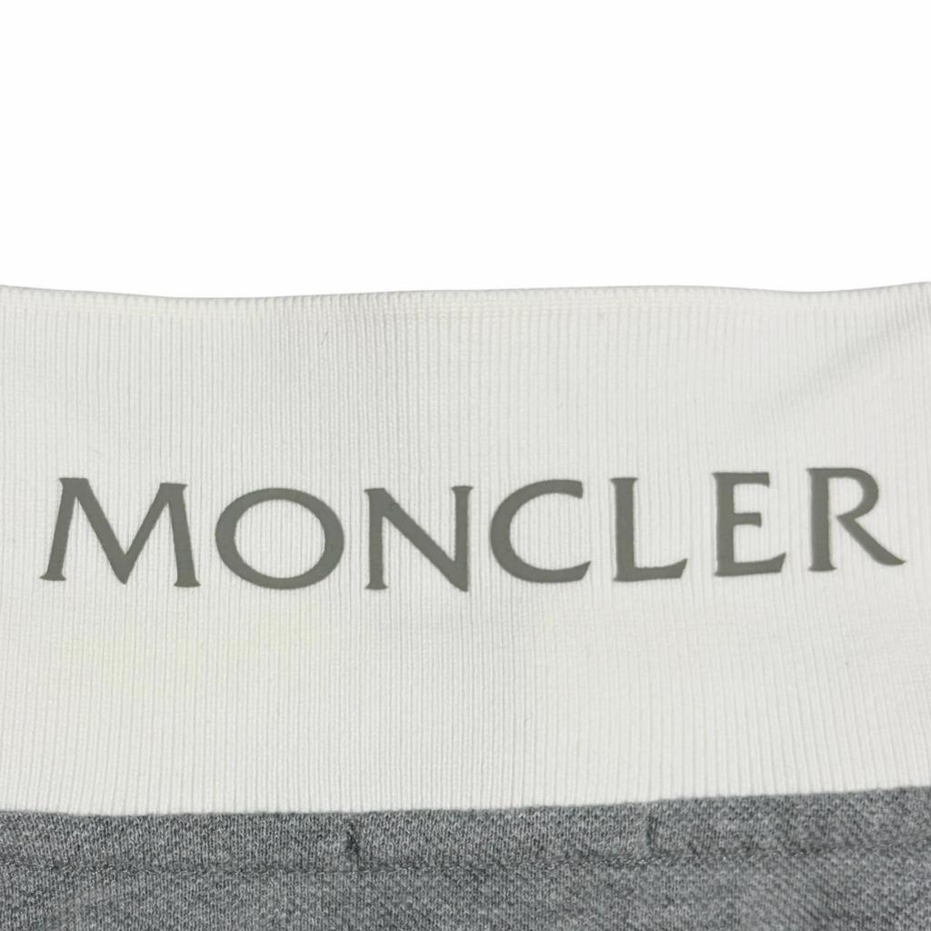 Б/у MONCLER 41091830985084093 Поло серое мужское
