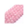 Нитка из 42 круглых граненых бусин диаметром 8мм и 8 мм из розового кварца.