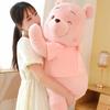 Cute Fluffy Winnie The Pooh Stuffed Animal With Bow In Pink Ideal For Childrens Gifts And Playtime