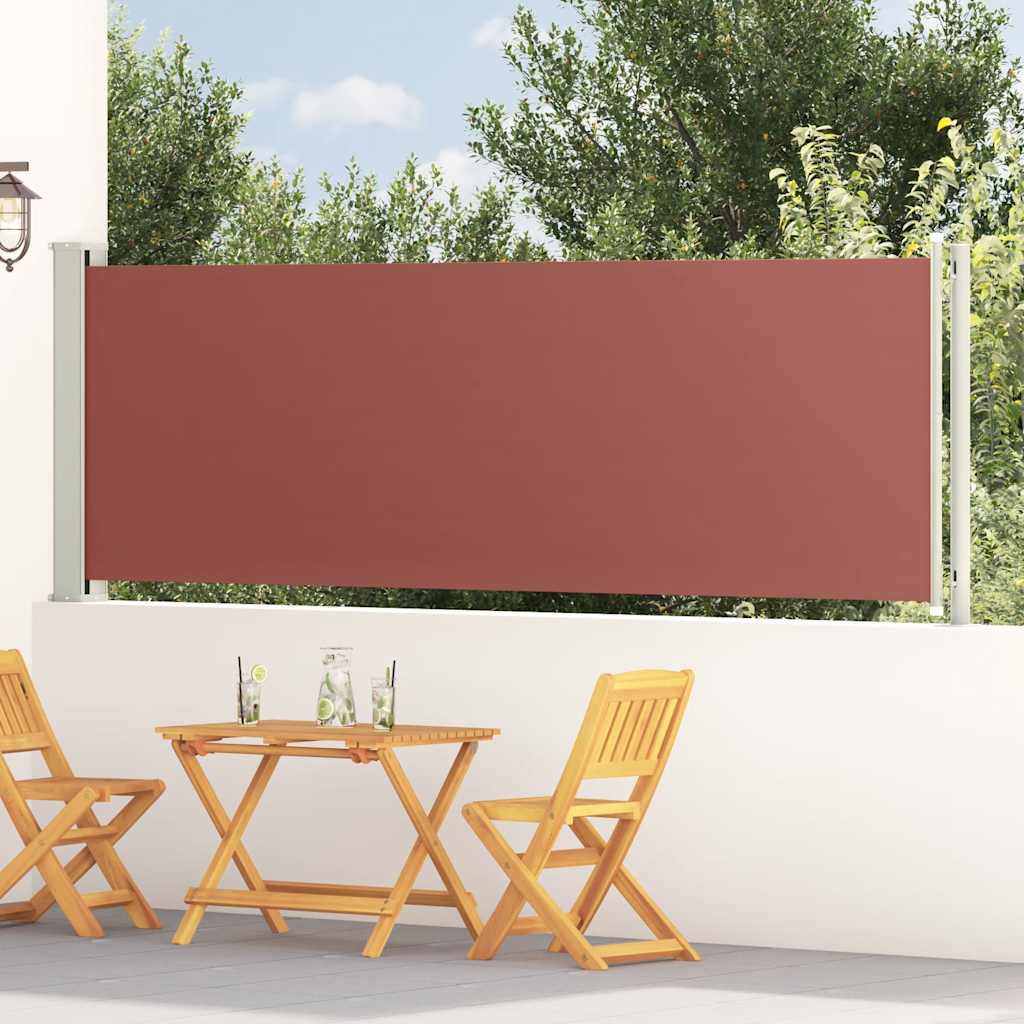 Retractable Side Awning 117x600 cm Brown