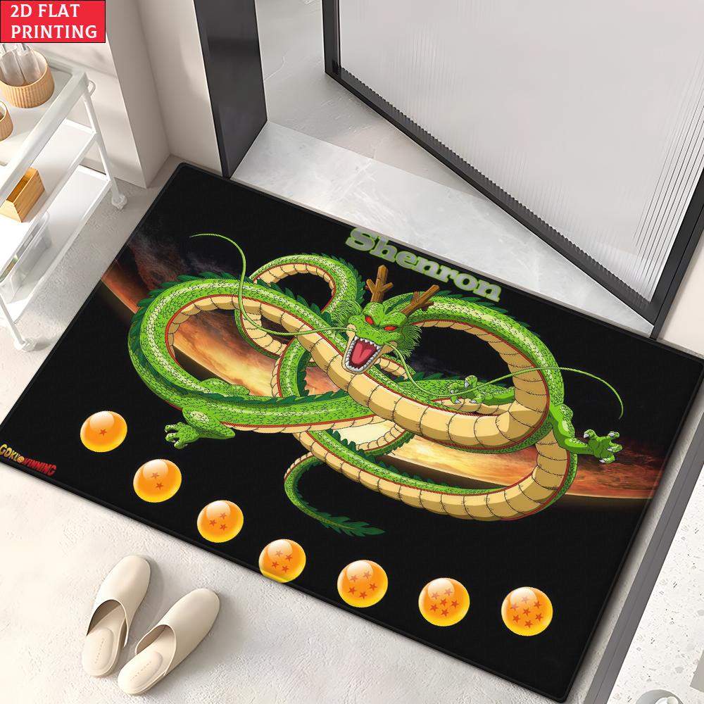 Anime Martial Arts Tournament Doormat,2D Print Absorbent Floor Mat,Entrance Rug for Bathroom Living Room Kitchen Home Decor Gift