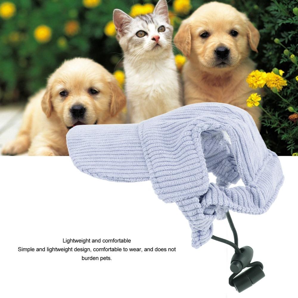 Soft Corduroy Fabric Dog Baseball Cap Pre Curved Brim Cat Outdoor Visor  Beach Outdoor Trip