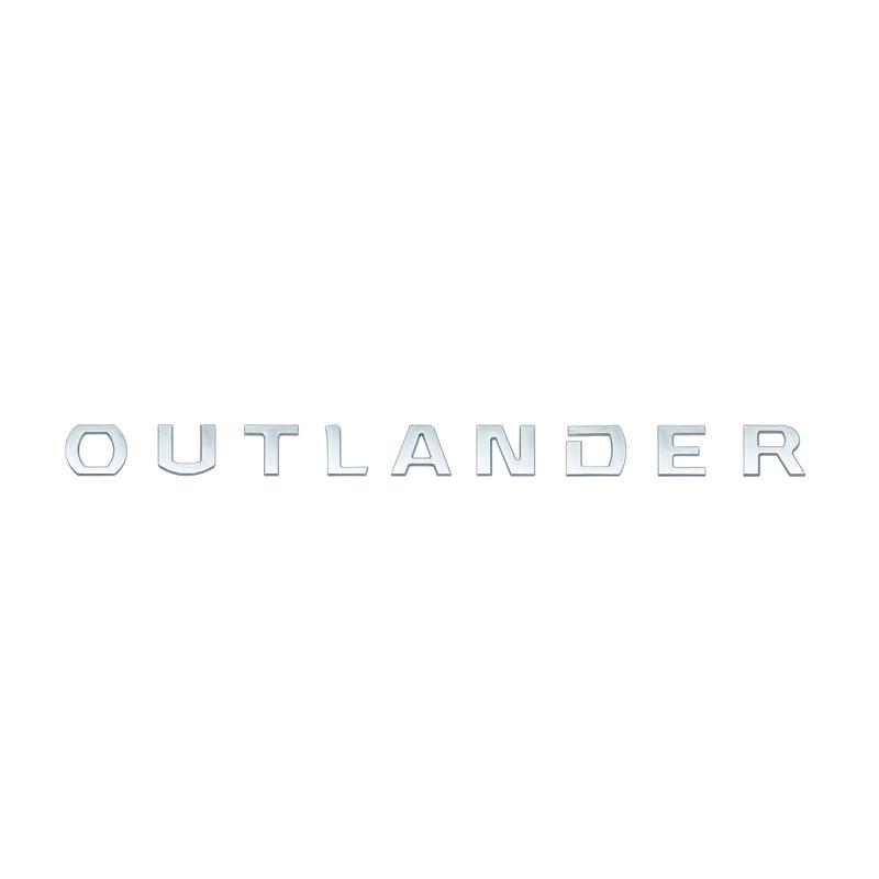 Автомобильная внешняя наклейка OUTLANDER с буквами, логотипом, эмблемой на переднем капоте автомобиля, на заднем багажнике, значок, наклейка, украшение, автоаксессуары