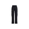Solid Color Letter Print Loose Straight Casual Pants Women Bottoms Black 1381753-001