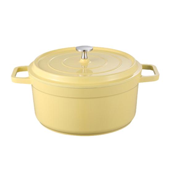 Heavy-duty Stockpot Non-Stick Saucepan with Lid Cast Aluminum Pot Versatile Cookware for Cooking Baking Frying