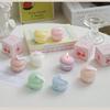 1/4 шт. ароматизированные свечи макарон, восковые ароматерапевтические свечи ручной работы для украшения рабочего стола на день рождения, реквизит для фотосъемки, праздничные подарки