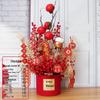 New Home Money Tree Fortune Set - Artificial Flowers Housewarming & Wedding DIY Tabletop Ornament