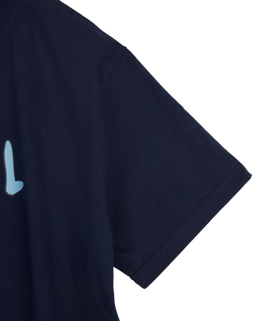 1011 GALLERY Gallery Logo T-Shirts - Navy