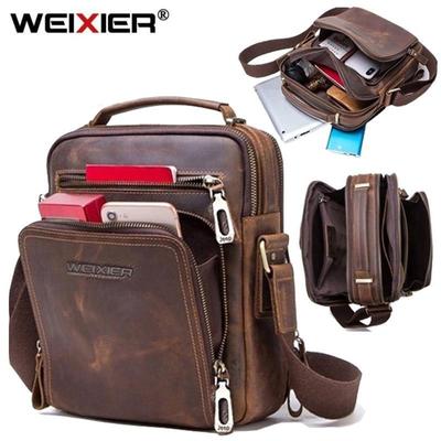 Мужская наплечная сумка, 21 x 26 x 7 см