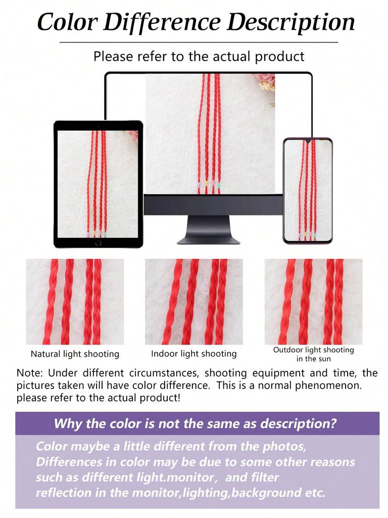 Синтетические накладные волосы 20-дюймовый хвостик цветные косички накладные волосы с резинками радужные плетеные аксессуары для женщин вечеринка основные моменты косплей