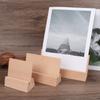 Натуральная подставка для карточек 12-21 см Подставка для игровых карт Деревянный настольный держатель для календаря Подставка для поздравлений