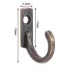Clothes Towel Organizer Shelf Storage Single Prong Hook Metal Antique Hooks Coat Hanger Wall Door