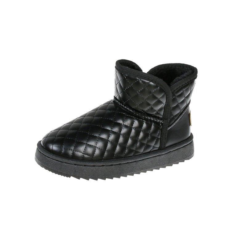 Женские зимние теплые ботинки большого размера на мягкой подошве с увеличением высоты, с мехом, противоскользящие, для снега, плюшевая подкладка, ботильоны, спортивные хлопковые ботинки для улицы