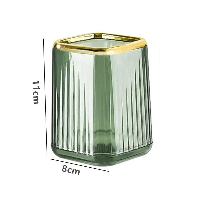 1Pc Makeup Brush Storage Bucket Table Office Desktop Pen Holder Cosmetics Storage Box