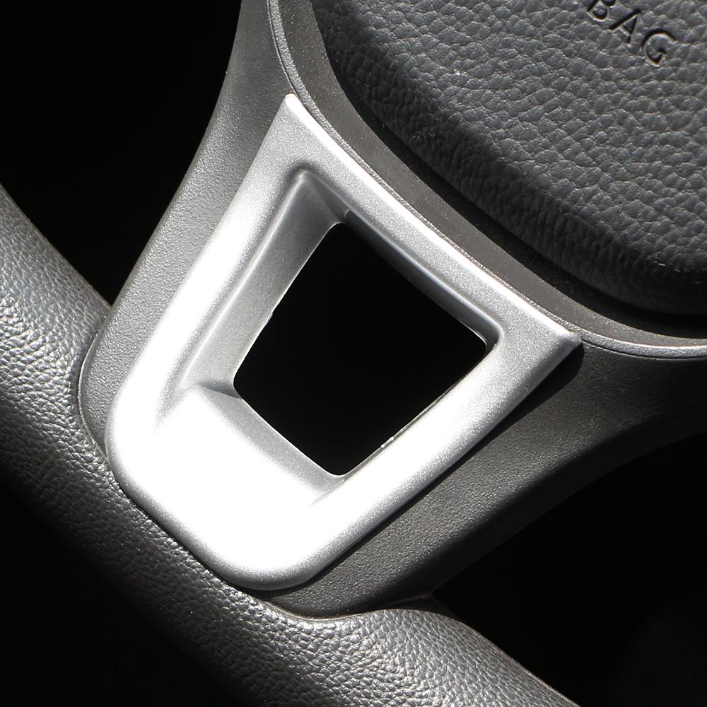 Декоративная крышка рулевого колеса автомобиля, наклейка для Volkswagen VW Passat B8 Tiguan MK2 Golf 7 7,5 MK7 MK7.5 E-UP