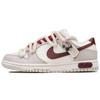 Кроссовки Dunk Low Skateboard Shoes Женские Серый Красный DX5930-100(Команда27-)
