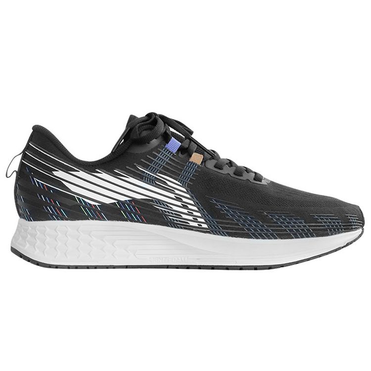 Li Ning Red Rabbit 4 Ткань Сетка Амортизация Нескользящие Износостойкие Дышащие Низкие Повседневные Туфли Мужские Кроссовки Черные ARMR019-5
