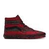 House of Terror X Sk8-Hi The Nightmare On Elm Street Unisex Sneakers Red Black VN0A4U3CZV1