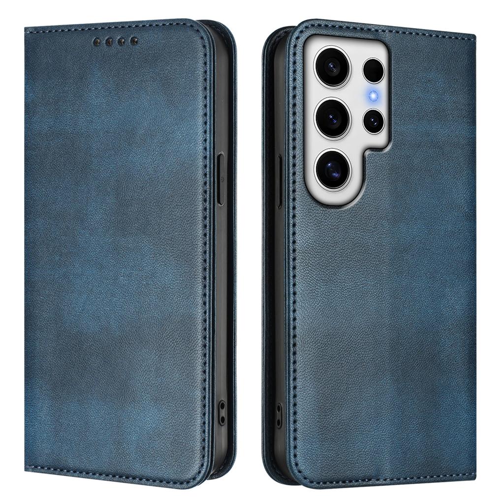 For Samsung Galaxy S24 Ultra Wallet Cases Retro Texture RFID Blocking Leather Phone Cover