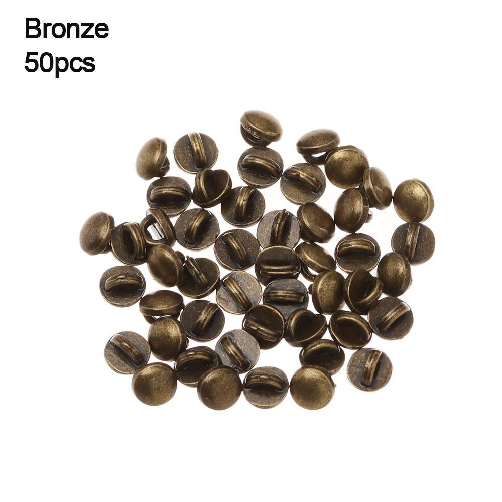 High Quality Mini DIY Doll Ultra-small Buckle Solid Round Buttons Belt Buckles 1/6 Dolls Clothing