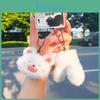 Jinnew Kitten Angry Head Body Separable Magnetic Design Plush Pendant Keychain