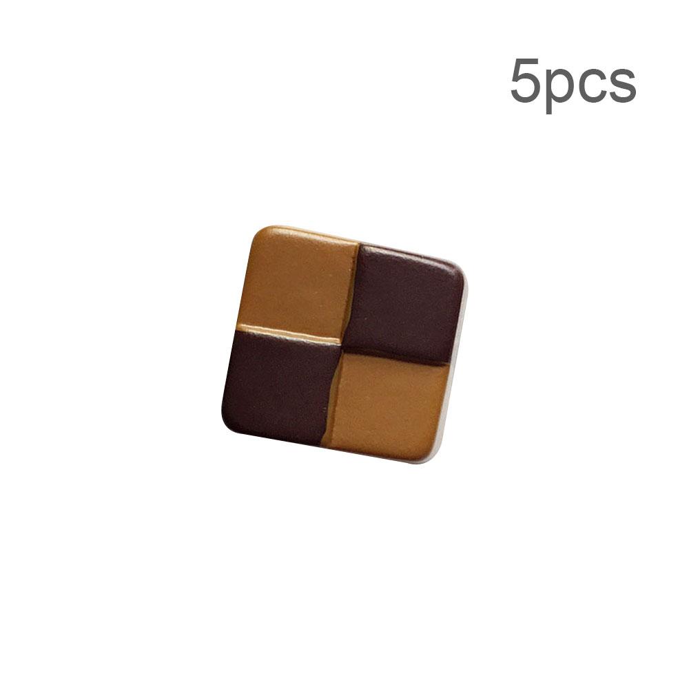 5 шт. имитация еды, шоколадная смоляная художественная композиция, трехмерный милый домашний декор, магнит на холодильник, украшение на холодильник