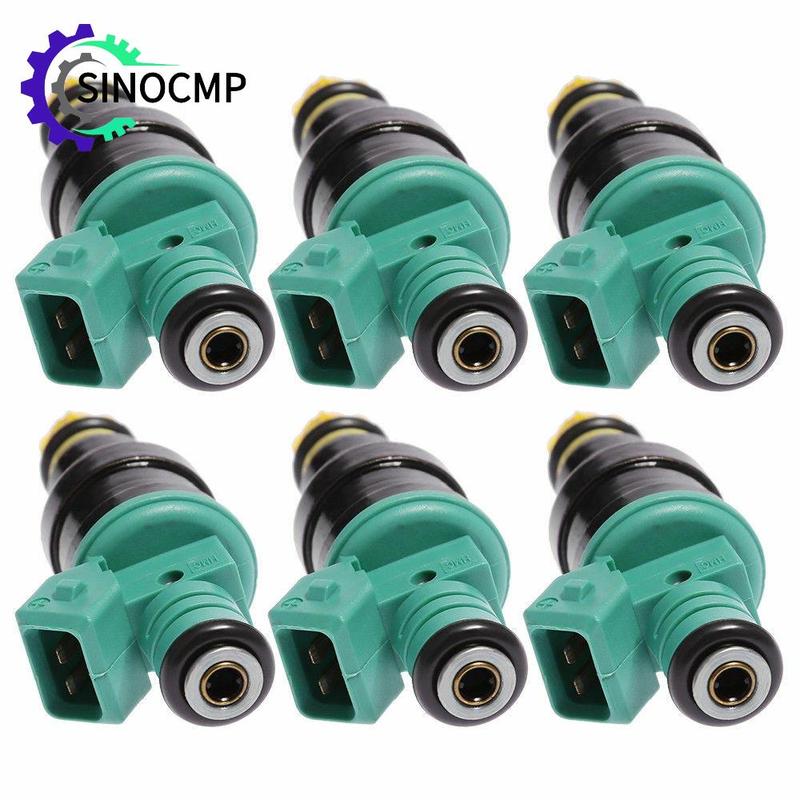 6 шт. Форсунок топливные 0280150415 FJ292 Для BMW E36 323i 325i 525i M3 M50 С калибровкой расхода 2.5L 3.0L Двигатель автомобиля Запчасти Автоаксессуары