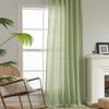Curtain finished flower print book sage green semi-blackout balcony blackout curtain direct supply
