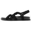 Open Toe Vintage Rope Detail Strap Sandals Men Sandals Black 2751520800