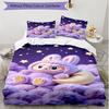 3pcs Duvet Cover Set (1*Duvet Cover + 2*Pillowcase, Without Core), Labubu Print Soft All‑Season Bedding Set, Home Bedroom Decor Gift