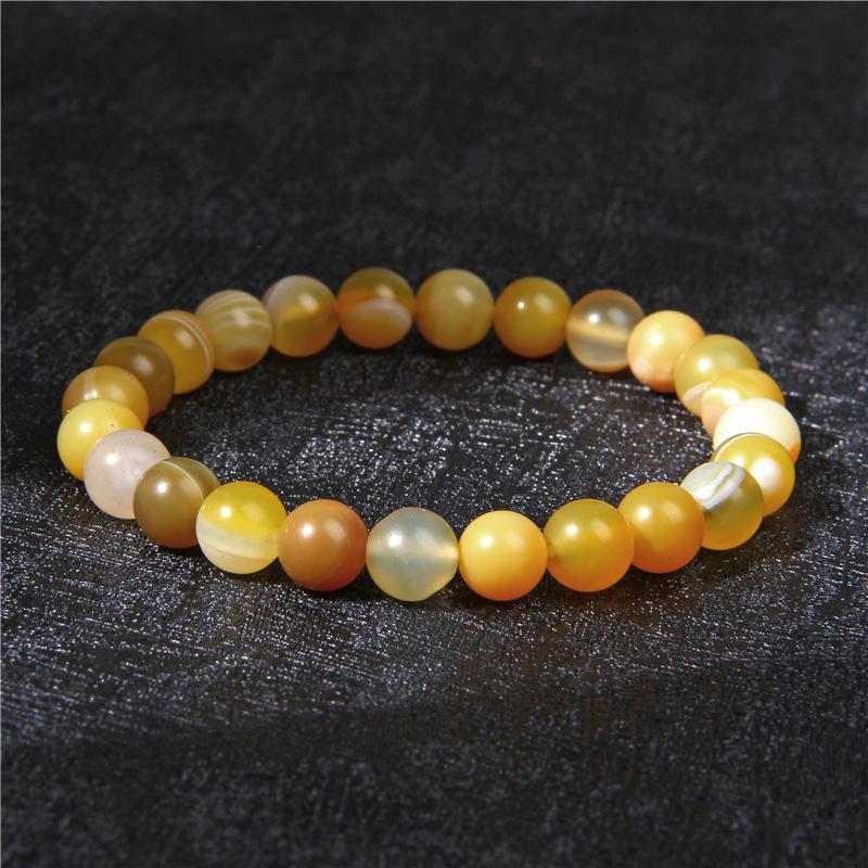 Лазурит Популярный Энергетический Браслет 8 мм Браслеты Бусы Полированные Эластичные Исцеляющие Браслеты Мужчины Унисекс Тигровый Глаз Натуральные Высококачественные Женские Ювелирные Изделия Ручной Работы