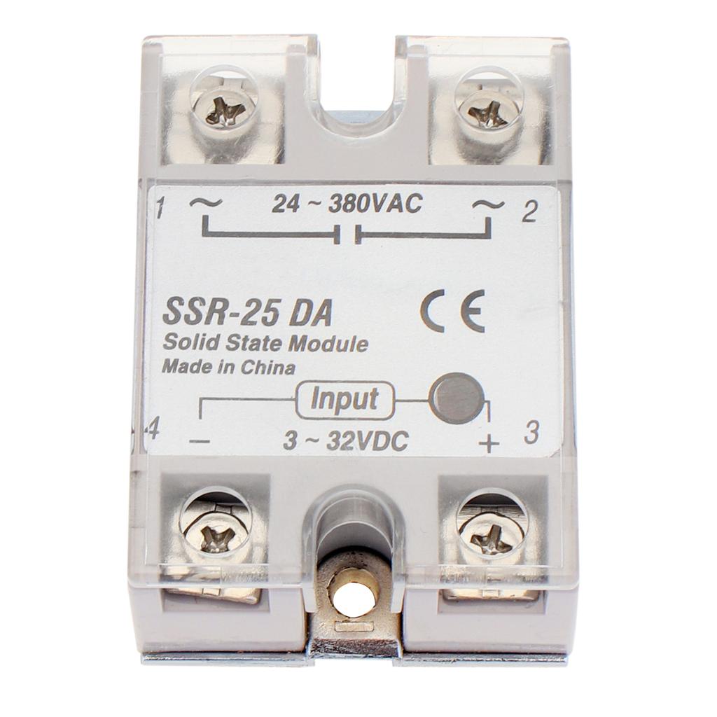 1 шт. SSR-25 DA/SSR-40 DA DC 3-32 В переменного тока 24-380 В твердотельное реле