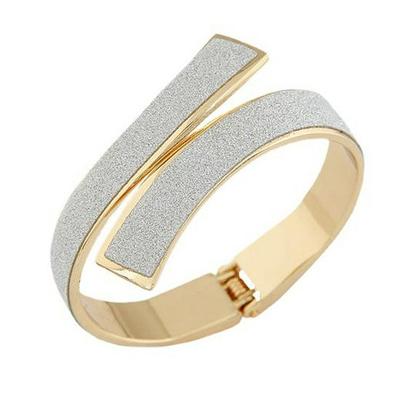 Новый панк-браслет из сплава 2019 года: Европейская и американская мода, простой открытый дизайн