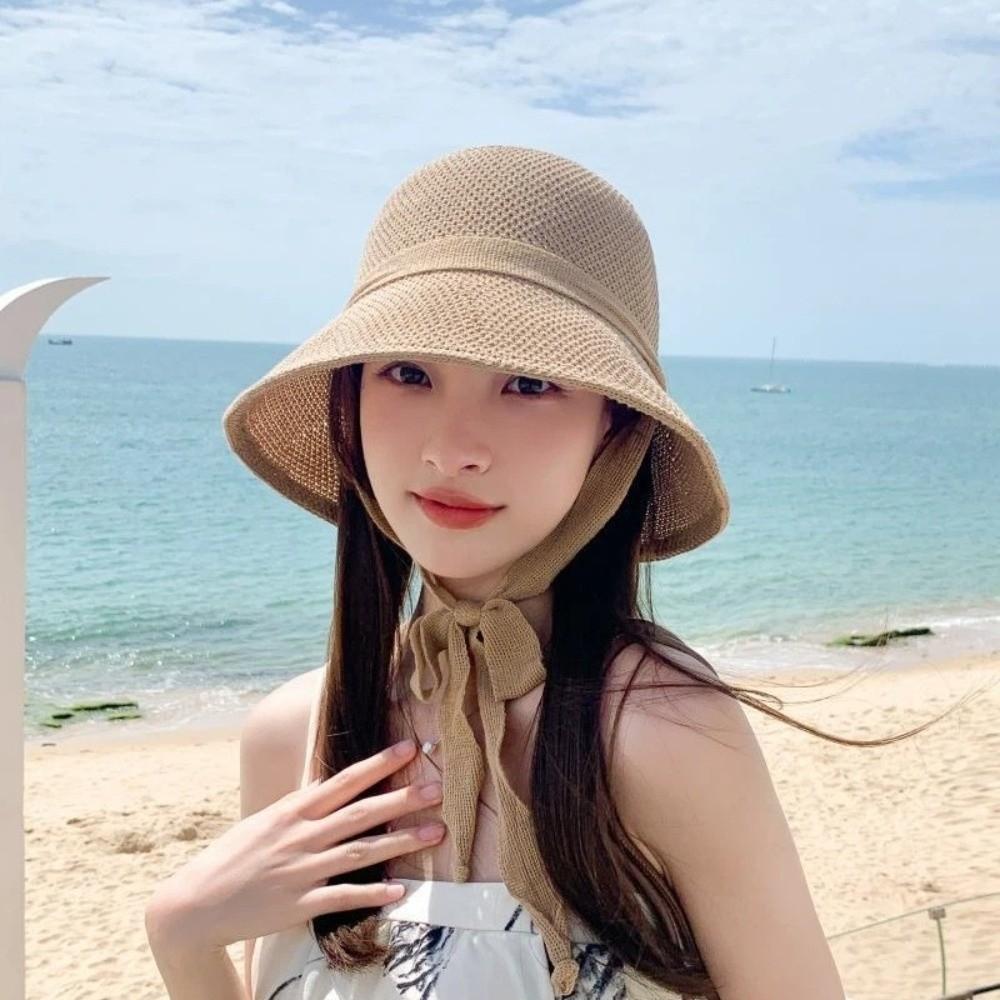 Breathable Sunscreen Caps Large Brim Fisherman Cap Fashion Sun Hat Summer