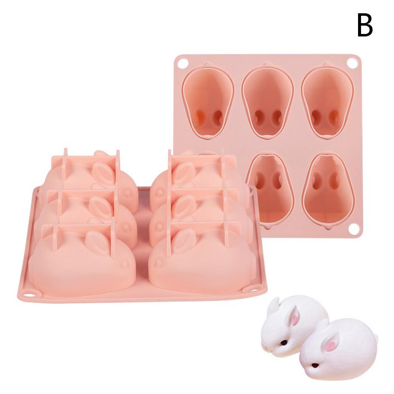 Пасхальный кролик Силиконовые формы Формы для конфет Шоколадные формы Пасхальный десерт