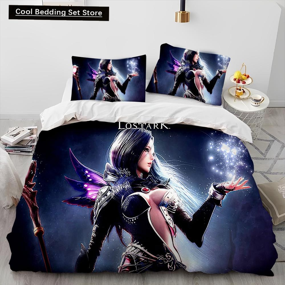 3D Lost ARK Gamer Cartoon Comforter Постельное белье, пододеяльник, наволочка, комплект постельного белья размера «king-size» для детей